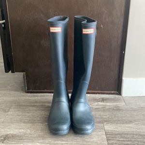 Navy Hunter Boots